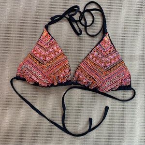 Embroidered Beaded Bikini Top